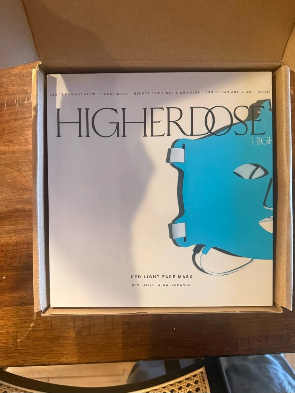 HigherDose red light therapy Facial Mask for Women Skincare